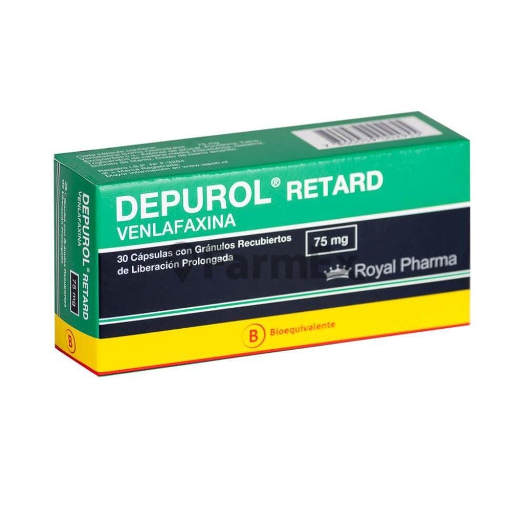 Depurol Retard 75 mg x 30 cápsulas susc-1 de 5 meses Farmex-Suscripciones-Persistente